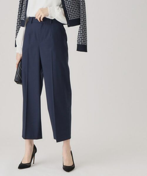 COUP DE CHANCE / クードシャンス ショート・ハーフ・半端丈パンツ | 【洗える/日本製】ストレートワイドパンツ | 詳細9