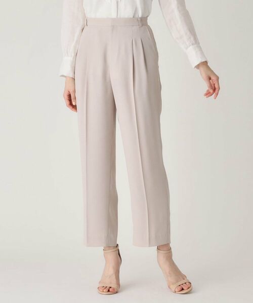 COUP DE CHANCE / クードシャンス ショート・ハーフ・半端丈パンツ | 【洗える／ウエストゴム】テーパードパンツ | 詳細14