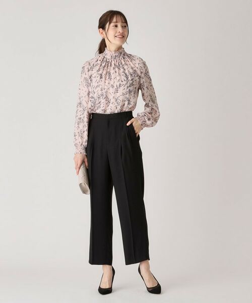 COUP DE CHANCE / クードシャンス ショート・ハーフ・半端丈パンツ | 【洗える／ウエストゴム】テーパードパンツ | 詳細6