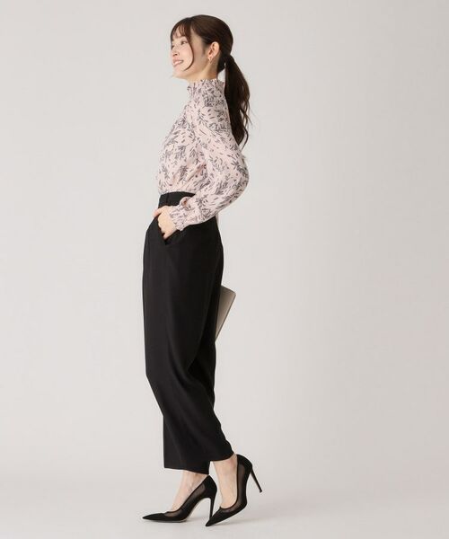 COUP DE CHANCE / クードシャンス ショート・ハーフ・半端丈パンツ | 【洗える／ウエストゴム】テーパードパンツ | 詳細7