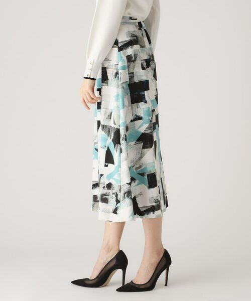 COUP DE CHANCE / クードシャンス スカート | 【洗える/日本製】幾何学柄フレアスカート | 詳細10
