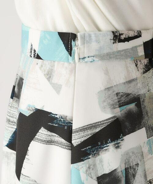 COUP DE CHANCE / クードシャンス スカート | 【洗える/日本製】幾何学柄フレアスカート | 詳細13