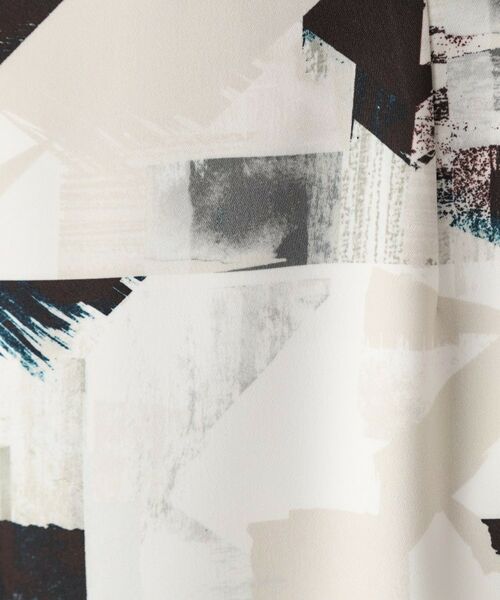 COUP DE CHANCE / クードシャンス スカート | 【洗える/日本製】幾何学柄フレアスカート | 詳細4