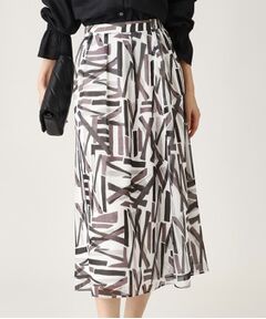 COUP DE CHANCE / クードシャンス スカート | 【洗える／ウエストゴム】柄スカート