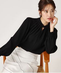 COUP DE CHANCE / クードシャンス シャツ・ブラウス | 【洗える／日本製】ネックデザインブラウス