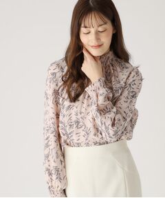 COUP DE CHANCE / クードシャンス シャツ・ブラウス | 【洗える】フラワー柄ブラウス