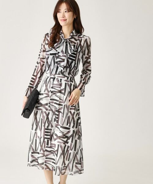 COUP DE CHANCE / クードシャンス シャツ・ブラウス | 【洗える/日本製】柄ブラウス | 詳細1