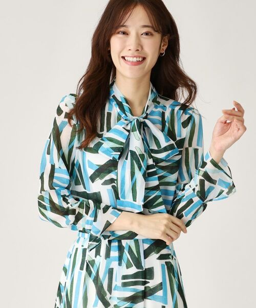 COUP DE CHANCE / クードシャンス シャツ・ブラウス | 【洗える/日本製】柄ブラウス | 詳細10