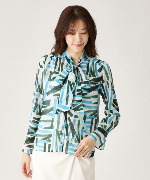 COUP DE CHANCE / クードシャンス シャツ・ブラウス | 【洗える/日本製】柄ブラウス | 詳細13