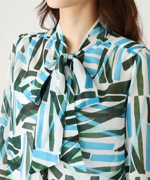 COUP DE CHANCE / クードシャンス シャツ・ブラウス | 【洗える/日本製】柄ブラウス | 詳細16