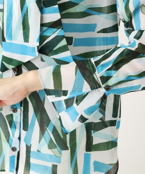 COUP DE CHANCE / クードシャンス シャツ・ブラウス | 【洗える/日本製】柄ブラウス | 詳細18