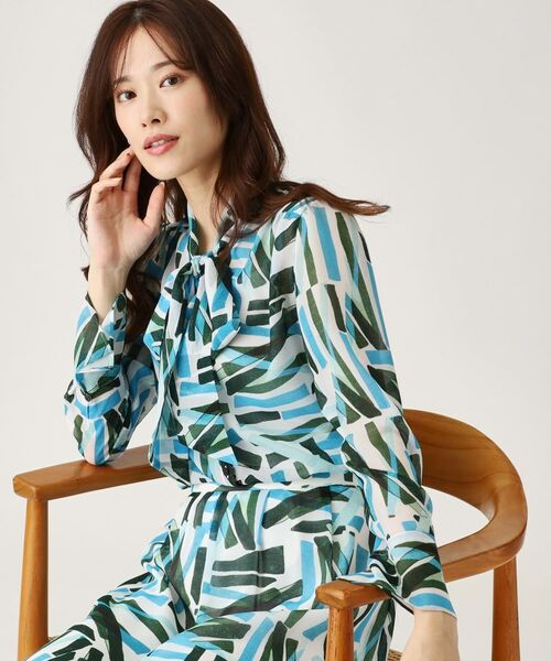 COUP DE CHANCE / クードシャンス シャツ・ブラウス | 【洗える/日本製】柄ブラウス | 詳細9