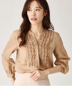 COUP DE CHANCE / クードシャンス シャツ・ブラウス | 【ラミー100％／洗える】夏におすすめ！華やかフリルデザインブラウス