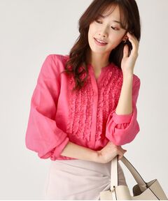 COUP DE CHANCE / クードシャンス シャツ・ブラウス | 【ラミー100％／洗える】夏におすすめ！華やかフリルデザインブラウス