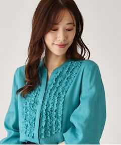 COUP DE CHANCE / クードシャンス シャツ・ブラウス | 【ラミー100％／洗える】夏におすすめ！華やかフリルデザインブラウス