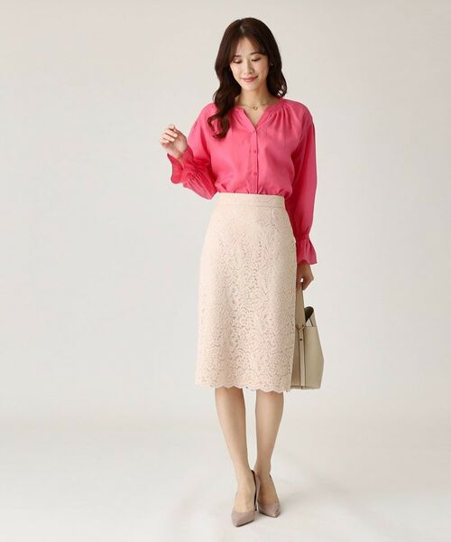 COUP DE CHANCE / クードシャンス シャツ・ブラウス | 【ラミー100％／洗える】ギャザーブラウス | 詳細15