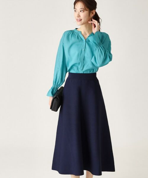 COUP DE CHANCE / クードシャンス シャツ・ブラウス | 【ラミー100％／洗える】ギャザーブラウス | 詳細18