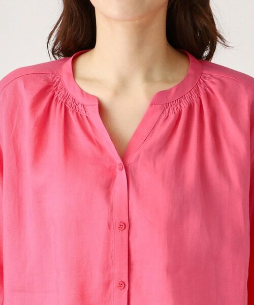 COUP DE CHANCE / クードシャンス シャツ・ブラウス | 【ラミー100％／洗える】ギャザーブラウス | 詳細25