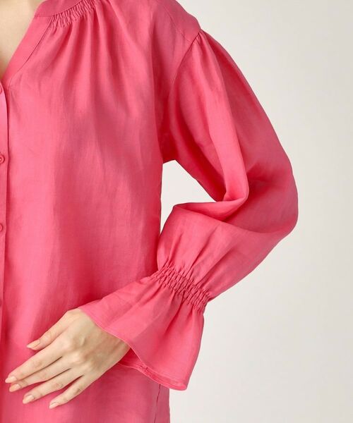 COUP DE CHANCE / クードシャンス シャツ・ブラウス | 【ラミー100％／洗える】ギャザーブラウス | 詳細26
