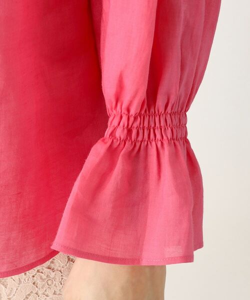 COUP DE CHANCE / クードシャンス シャツ・ブラウス | 【ラミー100％／洗える】ギャザーブラウス | 詳細27