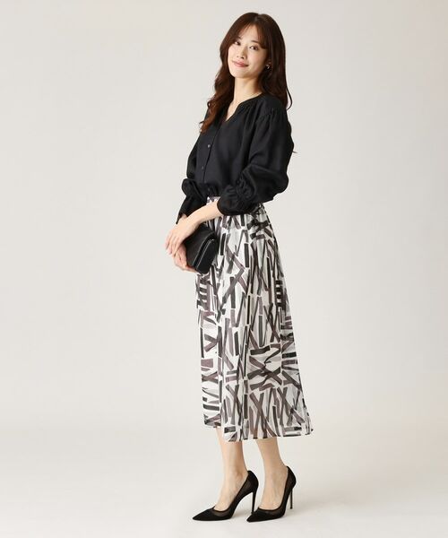 COUP DE CHANCE / クードシャンス シャツ・ブラウス | 【ラミー100％／洗える】ギャザーブラウス | 詳細7