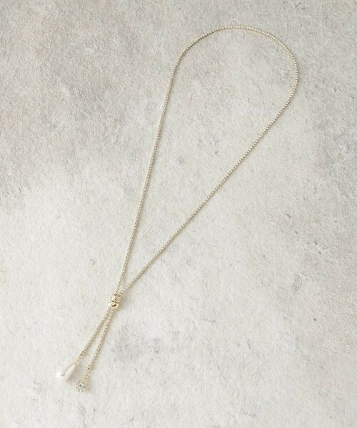 COUP DE CHANCE / クードシャンス ネックレス・ペンダント・チョーカー | クリスタルチェーン／キラキラ輝く／スライド式 | 詳細3