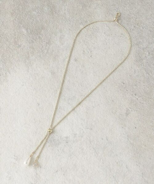 COUP DE CHANCE / クードシャンス ネックレス・ペンダント・チョーカー | クリスタルチェーン／キラキラ輝く／スライド式 | 詳細4