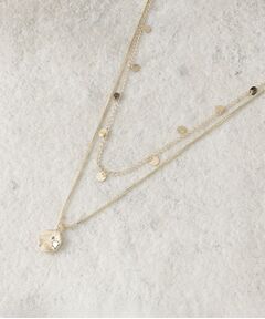 COUP DE CHANCE / クードシャンス ネックレス・ペンダント・チョーカー | サークルプレート2連ネックレス