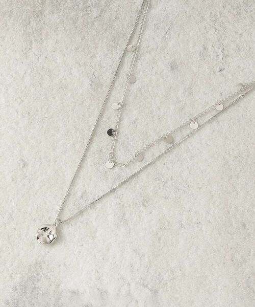 COUP DE CHANCE / クードシャンス ネックレス・ペンダント・チョーカー | サークルプレート2連ネックレス | 詳細1