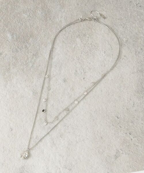 COUP DE CHANCE / クードシャンス ネックレス・ペンダント・チョーカー | サークルプレート2連ネックレス | 詳細2