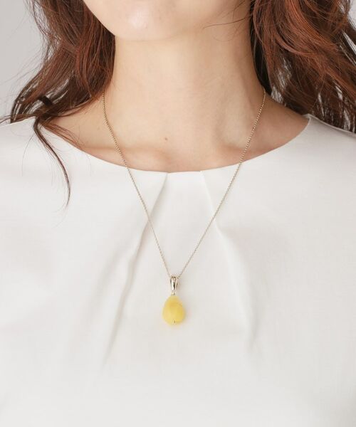 COUP DE CHANCE / クードシャンス ネックレス・ペンダント・チョーカー | ジェリーマーブル／スライド式で長さ調整／ワントップネックレス | 詳細5