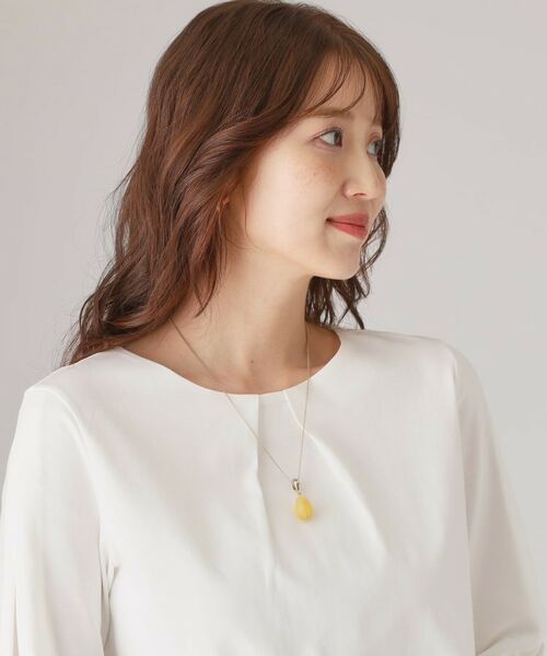 COUP DE CHANCE / クードシャンス ネックレス・ペンダント・チョーカー | ジェリーマーブル／スライド式で長さ調整／ワントップネックレス | 詳細6