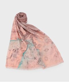 COUP DE CHANCE / クードシャンス マフラー・ショール・スヌード・ストール | プリントストール／オリエンタル柄／地図モチーフ／天然素材／サステナブル