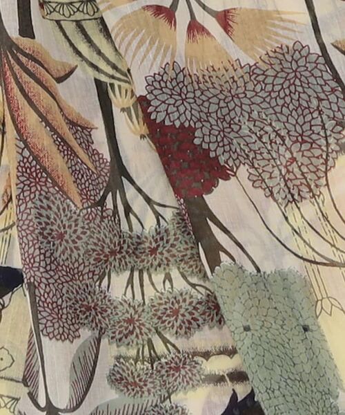 COUP DE CHANCE / クードシャンス マフラー・ショール・スヌード・ストール | プリントストール／オリエンタル柄／地図モチーフ／天然素材／サステナブル | 詳細2