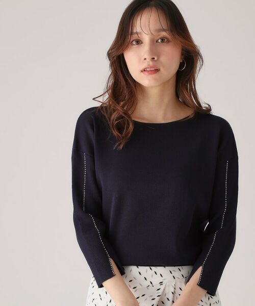 COUP DE CHANCE / クードシャンス ニット・セーター | 【洗える】ビーズ刺しゅうニットトップス | 詳細11