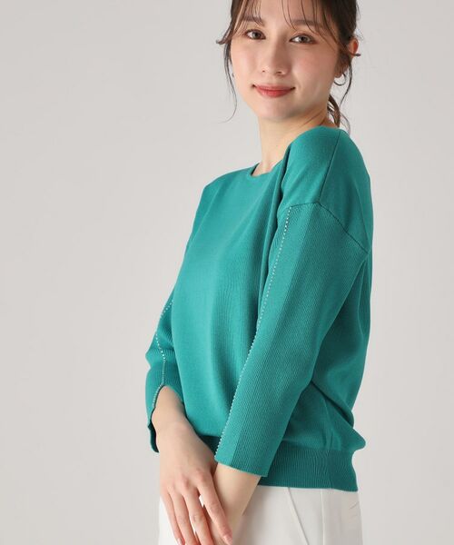 COUP DE CHANCE / クードシャンス ニット・セーター | 【洗える】ビーズ刺しゅうニットトップス | 詳細15