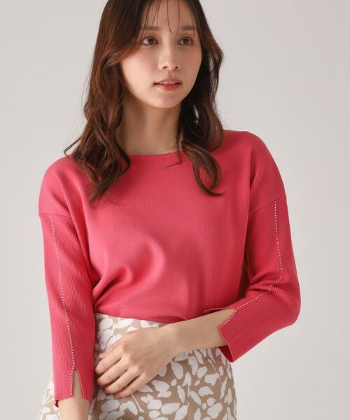 COUP DE CHANCE / クードシャンス ニット・セーター | 【洗える】ビーズ刺しゅうニットトップス | 詳細5