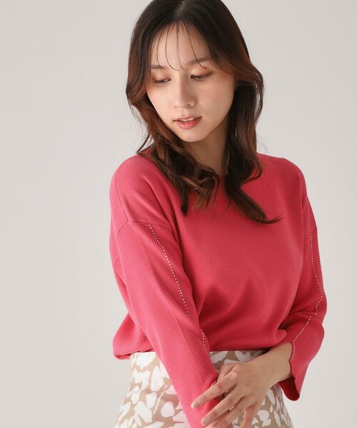 COUP DE CHANCE / クードシャンス ニット・セーター | 【洗える】ビーズ刺しゅうニットトップス | 詳細6