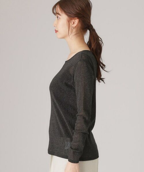 COUP DE CHANCE / クードシャンス カットソー | 【洗える／レイヤードスタイル】ラメプルオーバー | 詳細10