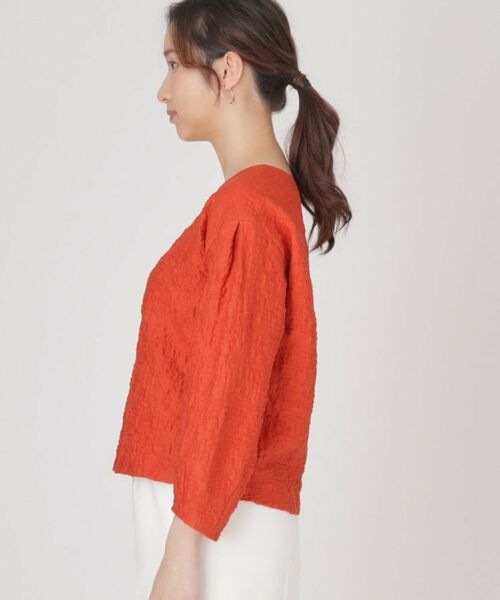 COUP DE CHANCE / クードシャンス カットソー | 【洗える】ジャージ素材プルオーバー | 詳細13