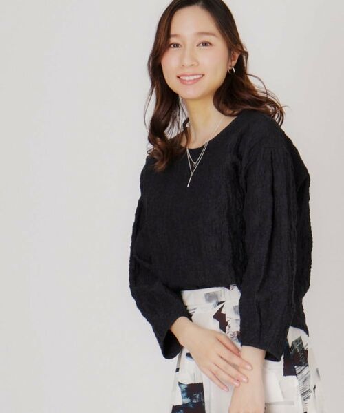 COUP DE CHANCE / クードシャンス カットソー | 【洗える】ジャージ素材プルオーバー | 詳細5