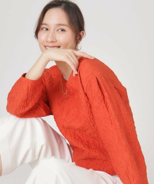 COUP DE CHANCE / クードシャンス カットソー | 【洗える】ジャージ素材プルオーバー | 詳細9