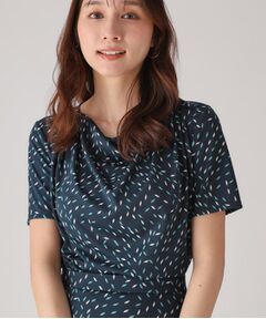 COUP DE CHANCE / クードシャンス カットソー | 【洗える／日本製】ジオメトリック柄カットソー