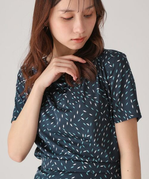 COUP DE CHANCE / クードシャンス カットソー | 【洗える/日本製】ジオメトリック柄カットソー | 詳細10