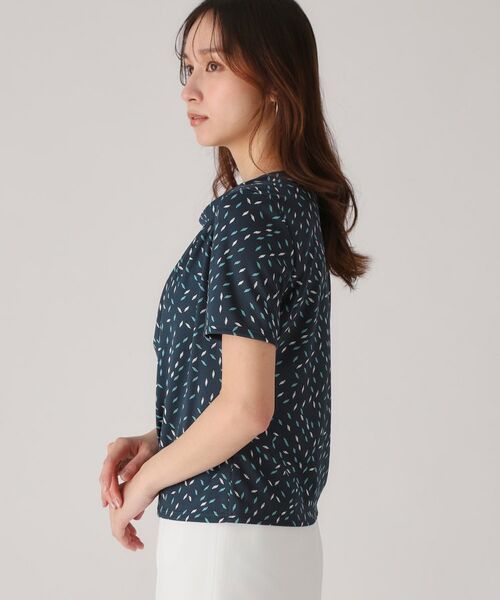 COUP DE CHANCE / クードシャンス カットソー | 【洗える/日本製】ジオメトリック柄カットソー | 詳細14