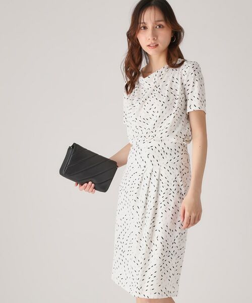 COUP DE CHANCE / クードシャンス カットソー | 【洗える/日本製】ジオメトリック柄カットソー | 詳細2