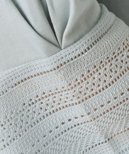 COUP DE CHANCE / クードシャンス シャツ・ブラウス | 【洗える/日本製/きれいめジャージ素材】レース使いプルオーバー | 詳細12