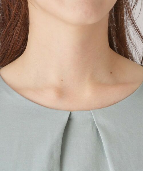 COUP DE CHANCE / クードシャンス シャツ・ブラウス | 【洗える/日本製/きれいめジャージ素材】レース使いプルオーバー | 詳細16