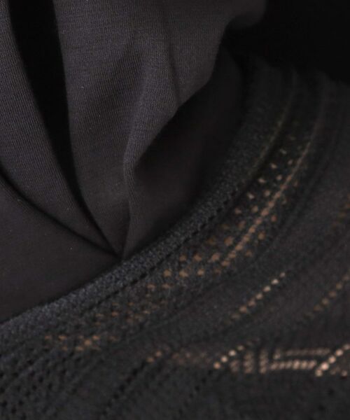 COUP DE CHANCE / クードシャンス シャツ・ブラウス | 【洗える/日本製/きれいめジャージ素材】レース使いプルオーバー | 詳細8