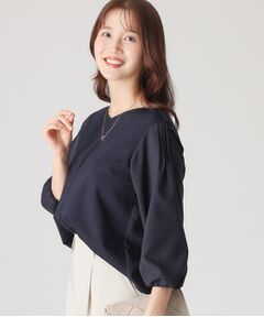 COUP DE CHANCE / クードシャンス カットソー | 【洗える／日本製／袖の異素材使い】ジャージプルオーバー